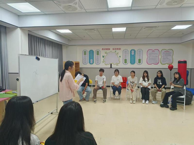 我校心理中心为晴心驿站开展“提...